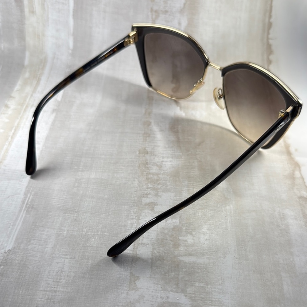 Prada Brown and Gold Oversized Sunglasses - Picture 5 of 5